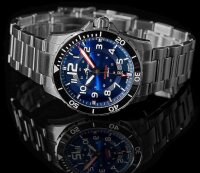 Blå Keramisk dykarklocka - Marc and Sons Modell: MSD-050-02-S