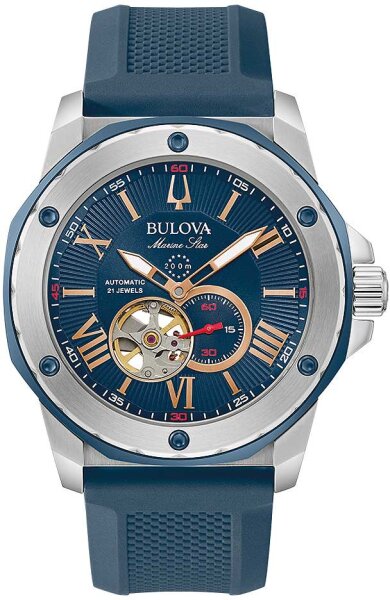 Herrklocka Marine Star dykklocka rostfritt stål silikon - Bulova Modell: 98A282