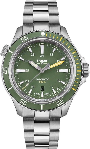 Herrklocka P67 Diver Automatic Green Serie: Diver Collection - Traser Modell: 110328