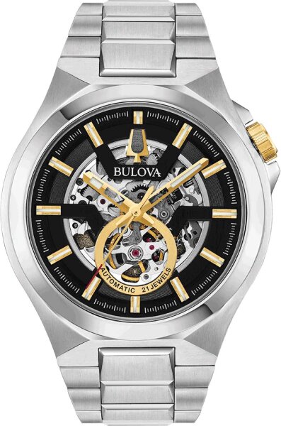 Herrklocka skelettklocka Automatic Maquina - Bulova Modell: 98A224
