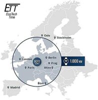 Herrklocka med radiostyrt solurverk - Eco Tech Time Modell: EGS-11606-25M