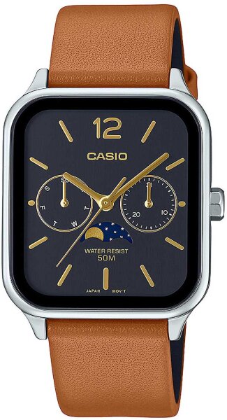 Damklocka med äkta läderarmband - Casio Modell: MTP-M305L-1AVER