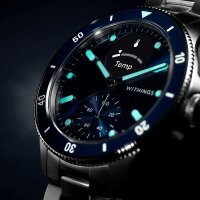 Nova blå dam- och herrklocka - Withings Modell: ScanWatch