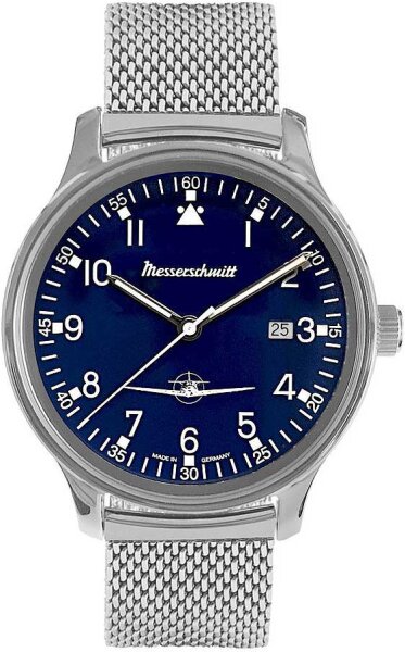 Pilotklocka med Superluminova-visare - Messerschmitt Modell: ME42-108M