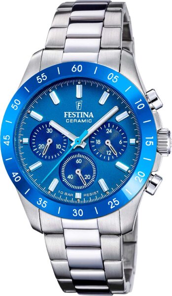 Damklocka - kronograf - Festina Modell: 20693_4