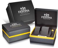 Herrklocka - datumfönster med förstoringsglas, extra polyuretanarmband och bandverktyg ingår. - Festina Modell: 20707_4