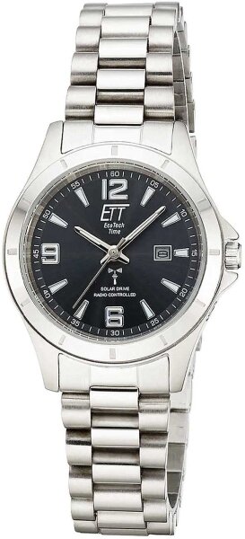 Damklocka med radiokontrollerat solurverk - Eco Tech Time Modell: ELS-11674-22M