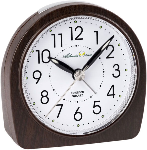 Analog väckarklocka av förnybara råvaror - Atlanta Modell: 2507/20