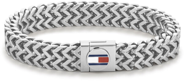 Armband av rostfritt stål / flat pansarkedja - Tommy Hilfiger Modell: 2790245