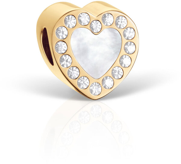 Charm i rostfritt stål - Bering Jewelry Modell: YourHeart-2