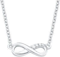 Halsband med infinity-hänge – s.Oliver Jewelry...