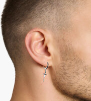 Creoler med orm och svärd – 925 sterlingsilver svärtat