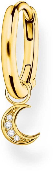 Enkel creol med månhänge – 750 gulguldsplätering