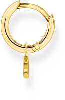 Enkel creol med månhänge – 750 gulguldsplätering