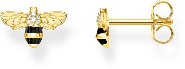 Bistiftörhängen – 750 gulguldsplätering