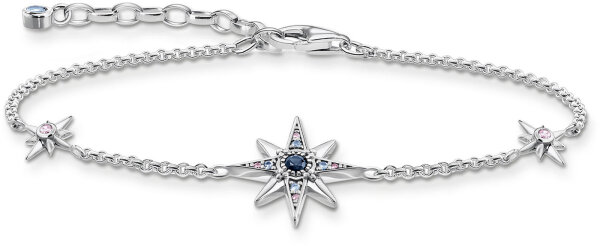 Armband “Realeza” stjärna med stenar – 925 sterlingsilver