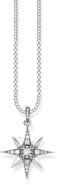 Halsband “Realeza” stjärna – 925 sterlingsilver oxiderad
