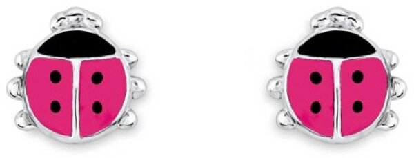 Prinzessin Lillifee 9045990 stiftörhängen nyckelpiga i rosa