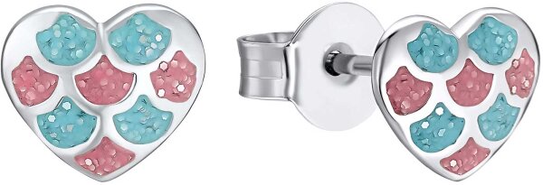 Prinzessin Lillifee 2031157 stiftörhängen hjärta i emalj