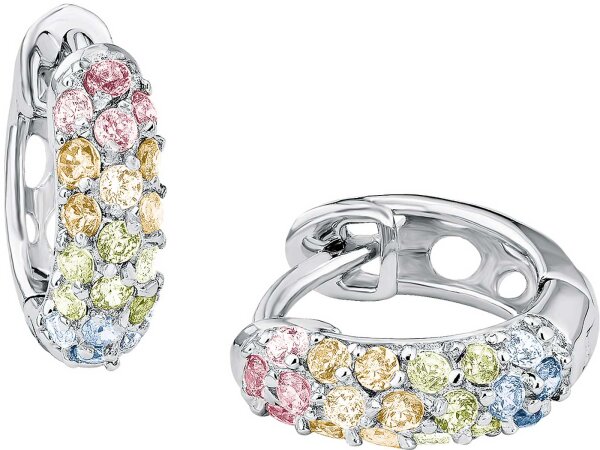 Prinzessin Lillifee 2027907 ringörhängen med flerfärgade stenar