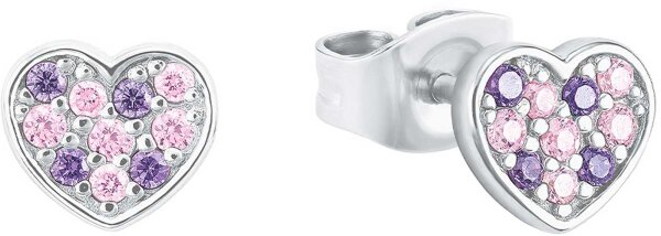 Prinzessin Lillifee 2027218 stiftörhängen hjärta med små stenar