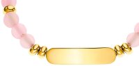 Prinzessin Lillifee 033366 ID-armband med rosenkvartsstenar