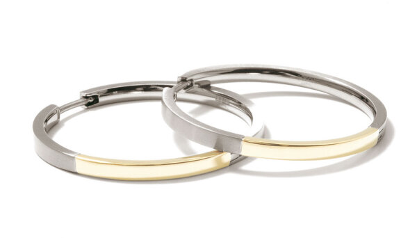 Örhängen delvis guldpläterade – Boccia Jewelry Modell: 0516-02