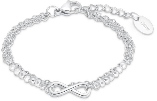 Dubbellagrad barnarmband med infinity-hänge - s.Oliver Jewelry Modell: 2034972