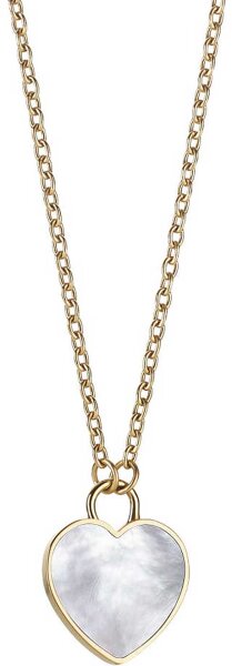 Halsband i rostfritt stål med hjärthänge - Bering Jewelry Modell: 431-27-450