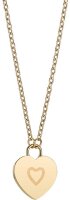Halsband i rostfritt stål med hjärthänge - Bering Jewelry Modell: 431-27-450