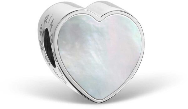 Charm i rostfritt stål - Bering Jewelry Modell: PureHeart-1