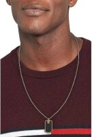 Venezianarkedja med läderhänge - Tommy Hilfiger...