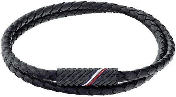 Flätat läderarmband - Tommy Hilfiger Modell: 2790469