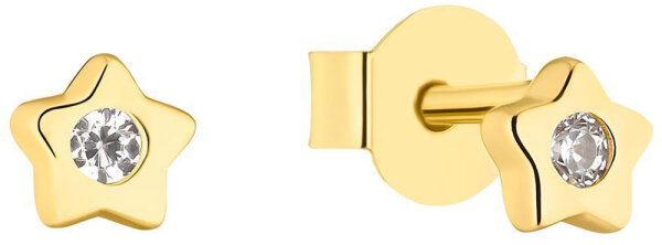 Stjärnformade stiftörhängen med sten - s.Oliver Jewelry Modell: 2034844