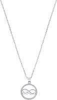 Halsband med hänge infinity i en cirkel - s.Oliver...