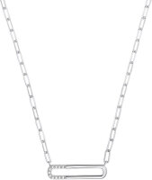 Grov ankarkedja med ovalt hänge - s.Oliver Jewelry...