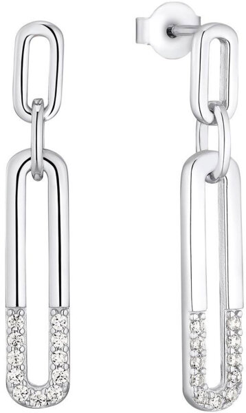 Ovala hängörhängen med stenar - s.Oliver Jewelry Modell: 2033872