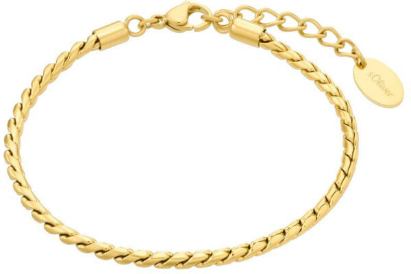 Pansararmband i rostfritt stål IP guld - s.Oliver Jewelry Modell: 2035763