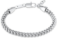 Silverfärgat armband / dubbelt pansarmönster - s.Oliver Jewelry Modell: 2032542