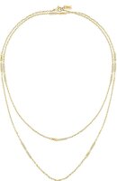 Boss Jewelry 1580449 - dubbelt halsband LARIA med förbindelsedetaljer