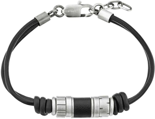 Läderarmband med beads - s.Oliver Jewelry Modell: 2038007