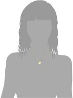 Prinzessin Lillifee 2035300 färgglatt halsband med små hjärthängen i rostfritt stål