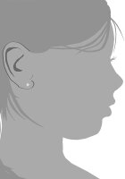 Prinzessin Lillifee 2035996 stiftörhängen i silver blommor