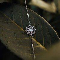 Aphonia armband med snöflingehänge - Holzkern Modell: Jewelry