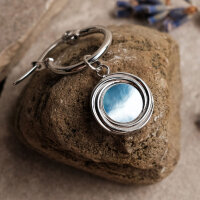 Zendala hängörhängen med runt hänge - Holzkern Modell: Jewelry