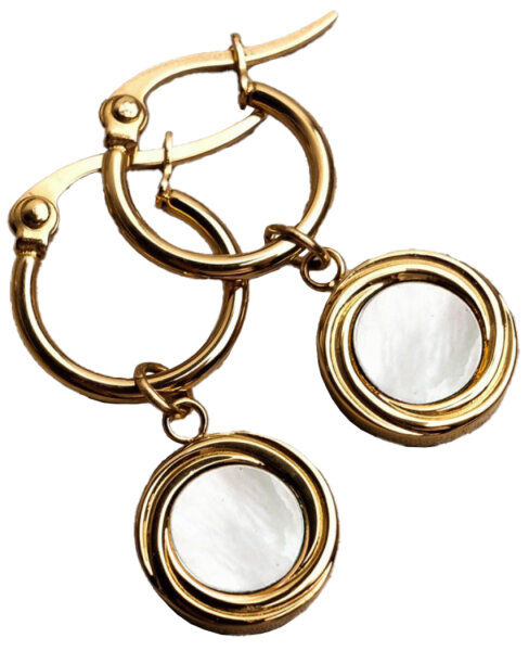 Zendala hängörhängen med runt hänge - Holzkern Modell: Jewelry