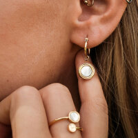 Zendala hängörhängen med runt hänge - Holzkern Modell: Jewelry