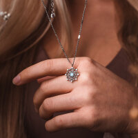 Aphonia halsband med snöflingehänge - Holzkern Modell: Jewelry