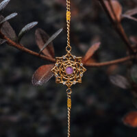 Aphonia armband med snöflingehänge - Holzkern Modell: Jewelry