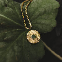 Stencil halsband med runt hänge - Holzkern Modell: Jewelry